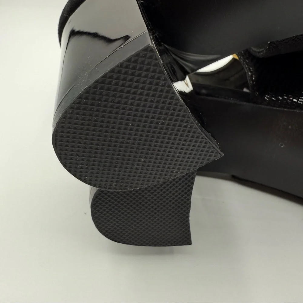 Azura by Spring Step Voljeti Black Heeled Sandals Size 41 / 9.5 - 10